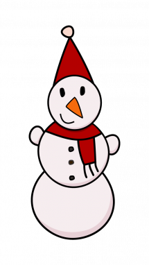 215x382 Simple Tutorial For Kids, Snowman Step 5 How To Draw A Snowman