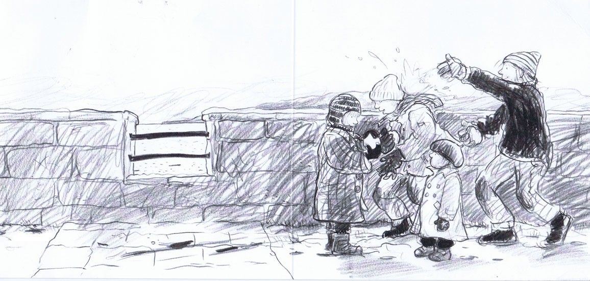 1156x550 Snowball Fight' By Brita Brita Granstrom