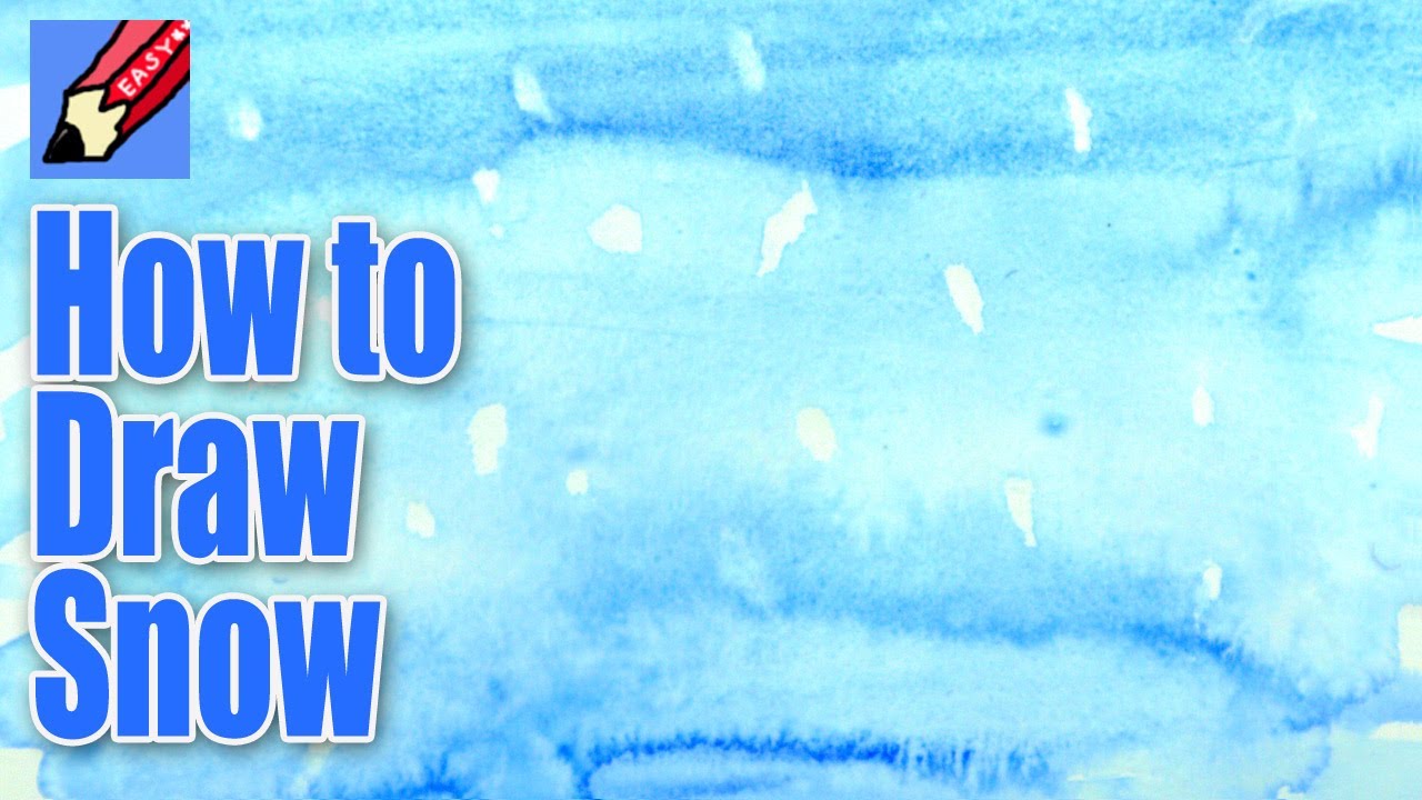 1280x720 How To Draw Snow Real Easy