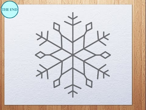 480x360 How To Draw Snowflake