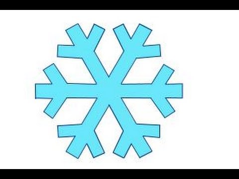 480x360 How To Draw A Simple Snowflake