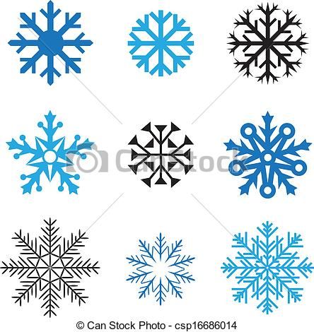 444x470 Simple Snowflake Line Drawing