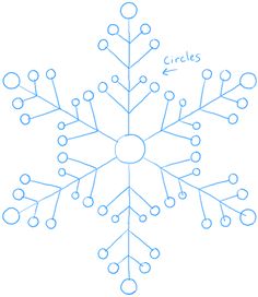 236x272 How To Draw A Snowflake Easy Art Instructions On How To Draw By