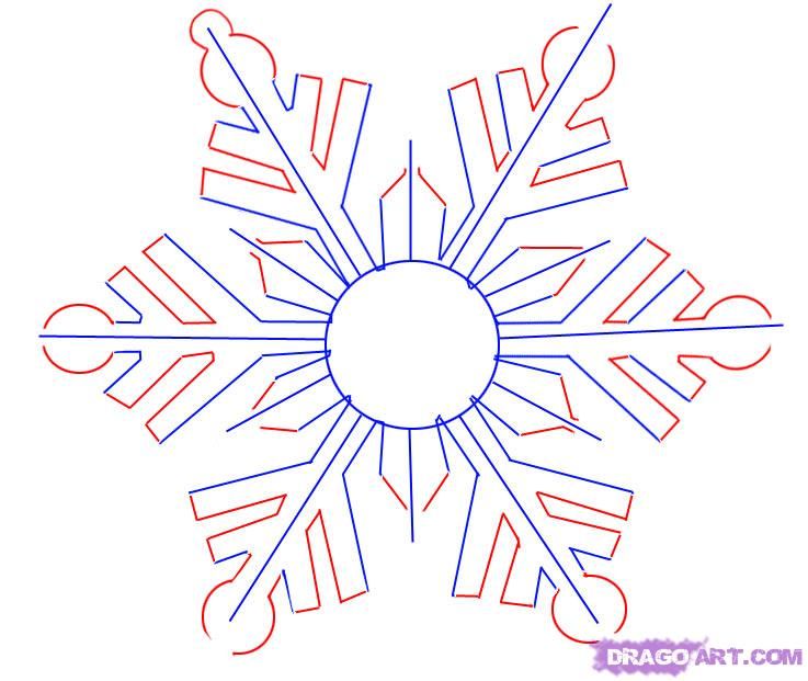 737x621 Snowflake Drawing Christmas Already! Tutorials