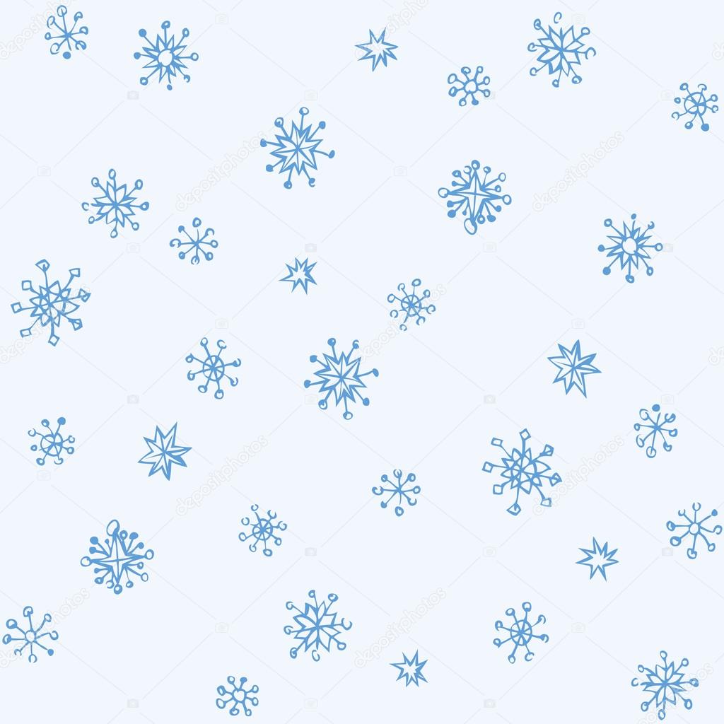 1024x1024 Pencil Drawing Snowflake Sketch Stock Vector Marinka