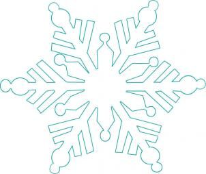 302x254 How To Draw A Snowflake, Step By Step, Christmas Stuff, Seasonal