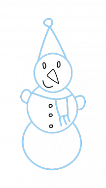 215x382 How To Draw A Snowman, Kids, Winter, Easy Step By Step Drawing