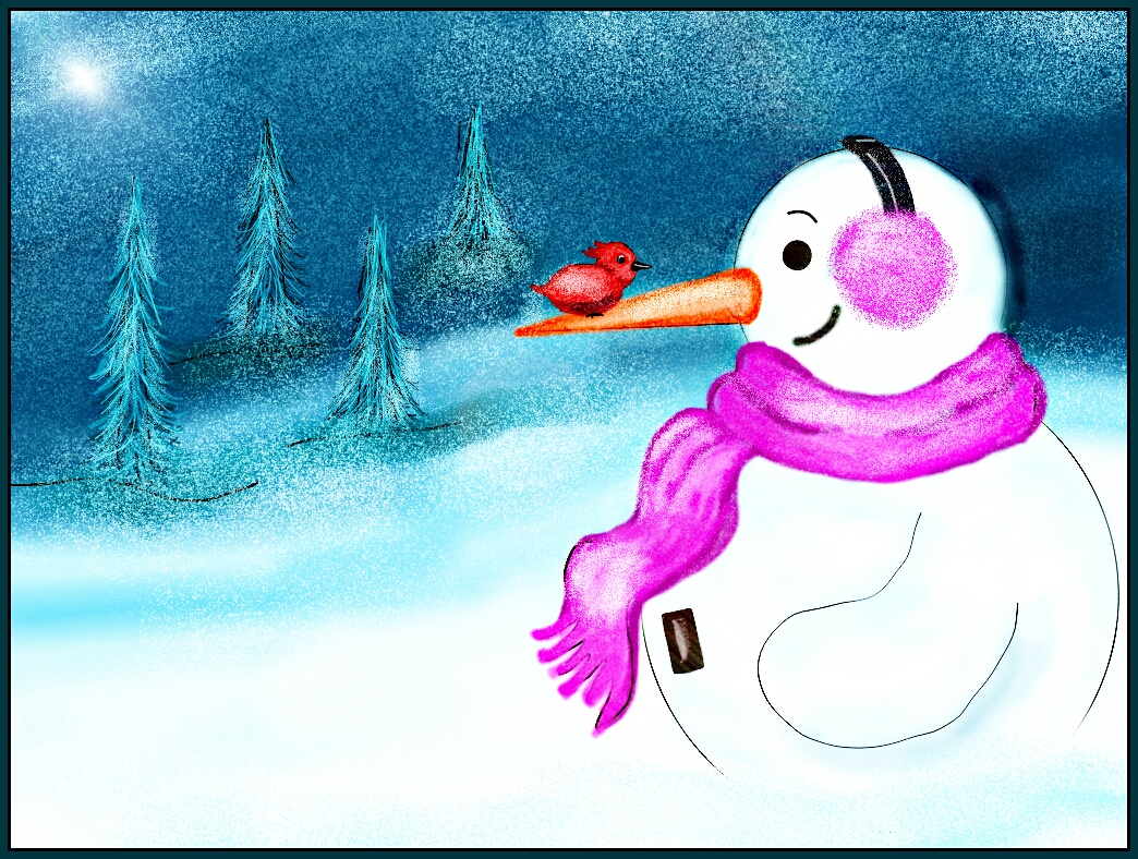1044x788 The 10 Winning Entries From The Snowman Drawing Challenge