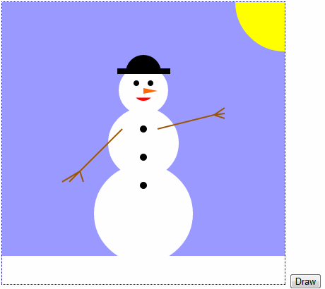 460x410 Drawing A Snowman