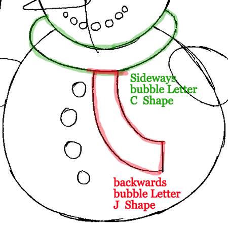 450x444 K Snowmen At Night