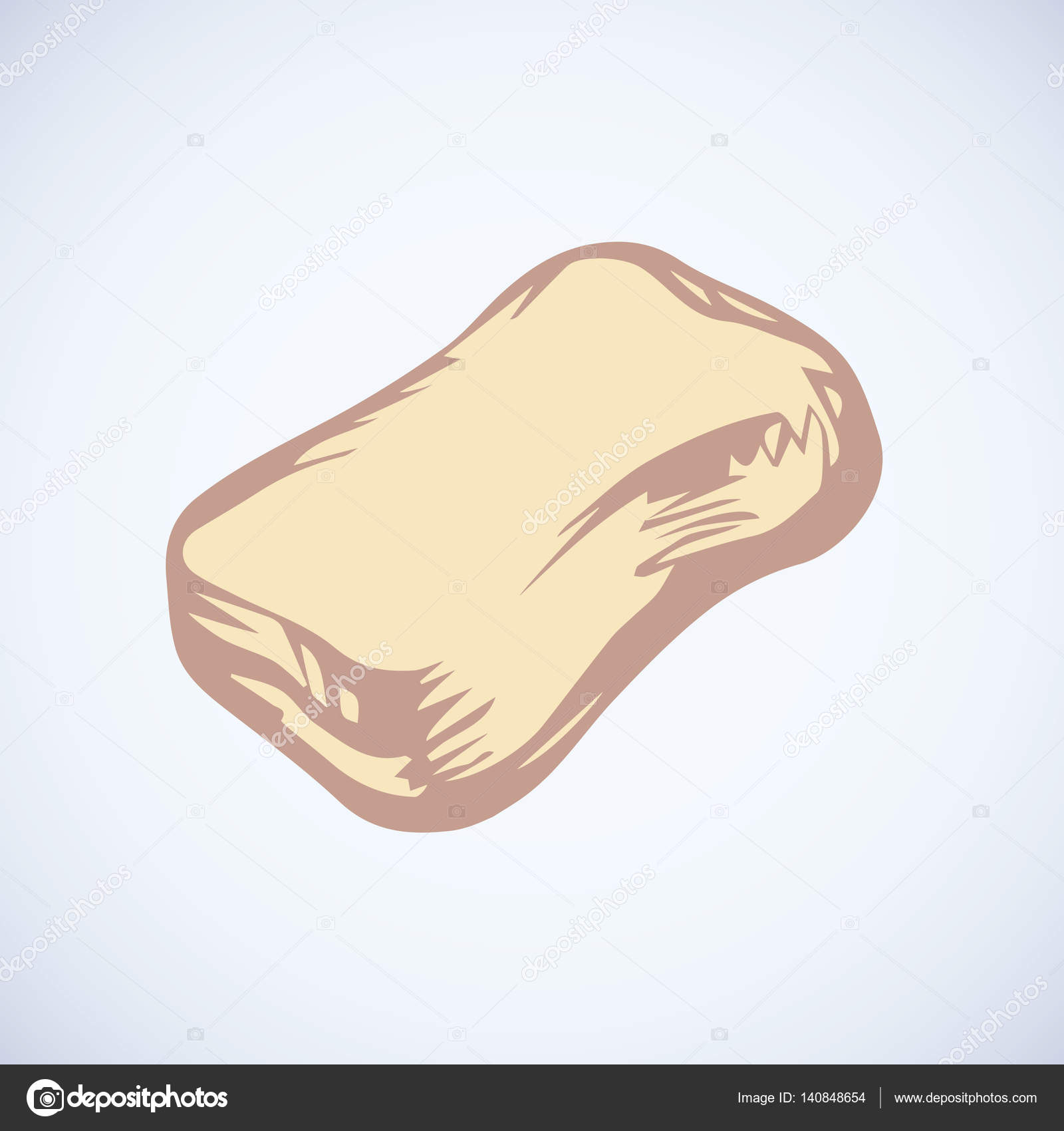 1600x1700 Soap. Vector Drawing Stock Vector Marinka