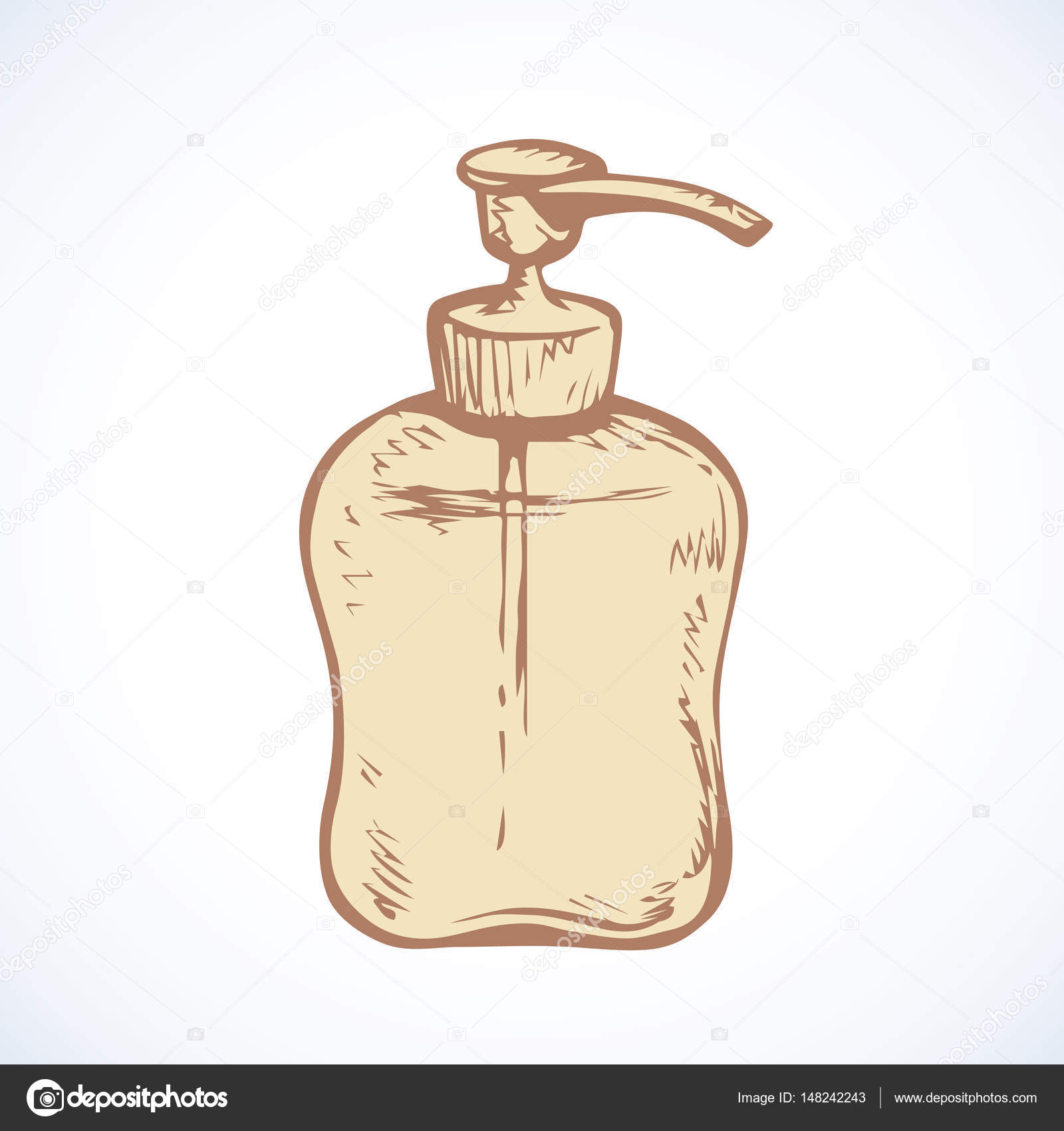 1600x1700 Soap. Vector Drawing Stock Vector Marinka