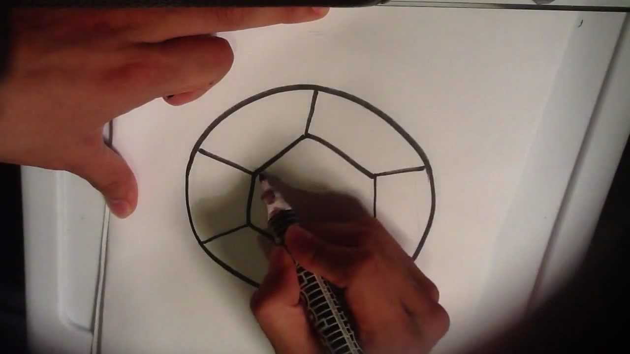 1280x720 How To Draw A Soccer Ball