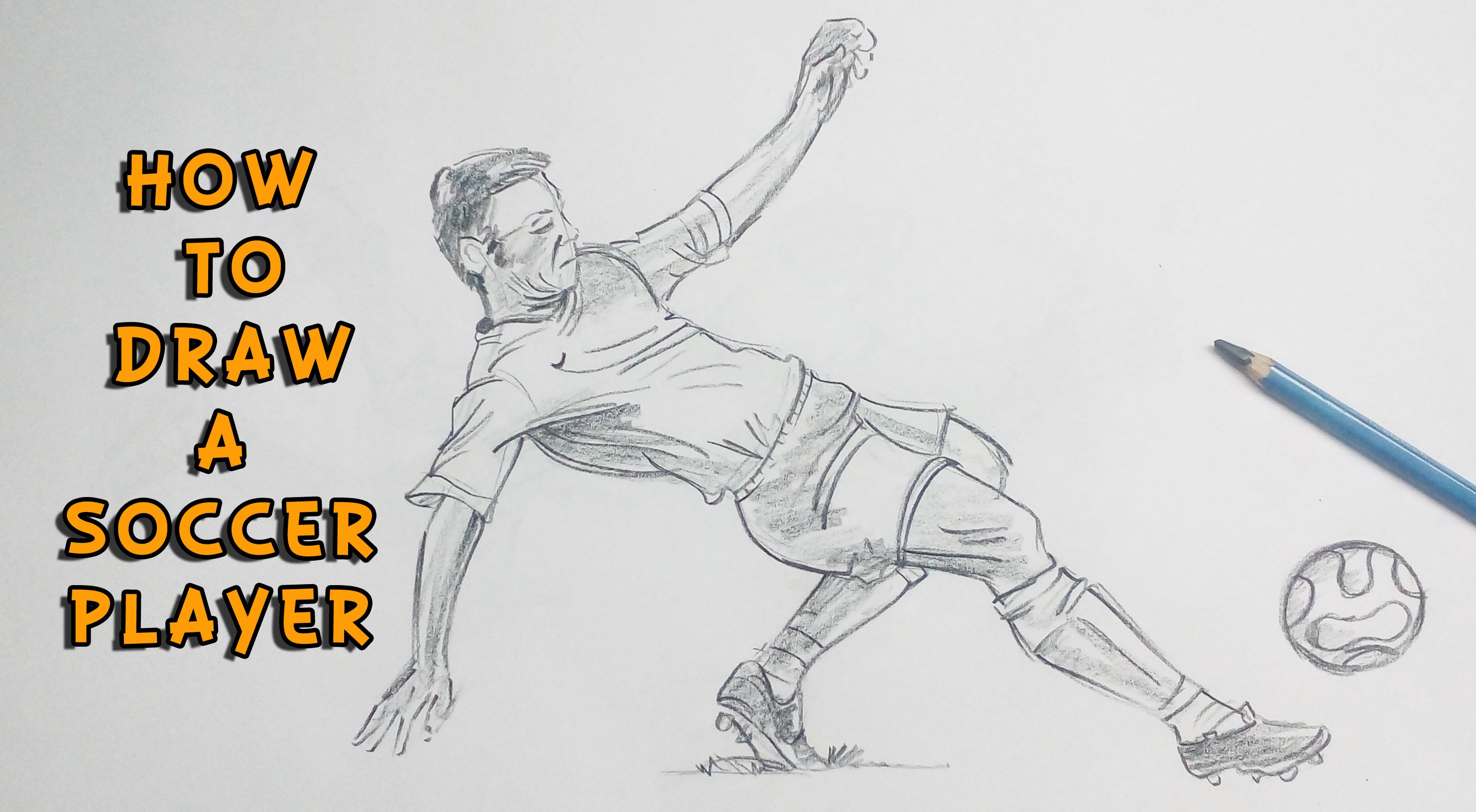 Soccer Drawing at GetDrawings | Free download