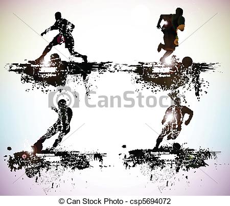 450x403 Soccer Player Vector Vector Illustration