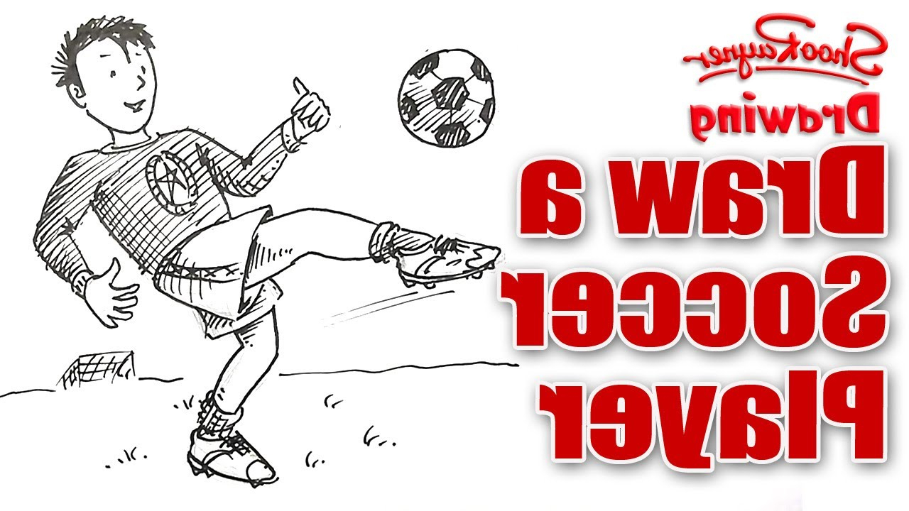 1280x720 Some Boy Football Playing Drawing How To Draw A Soccer Player