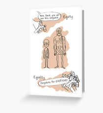 210x230 Social Justice Drawing Greeting Cards Redbubble