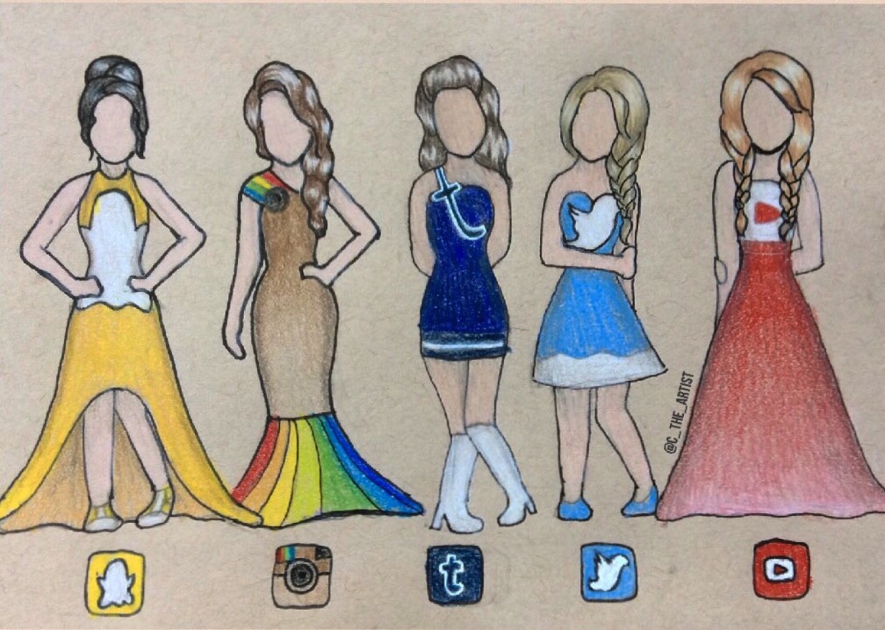 1280x912 Art For You From Me Social Media Dresses!