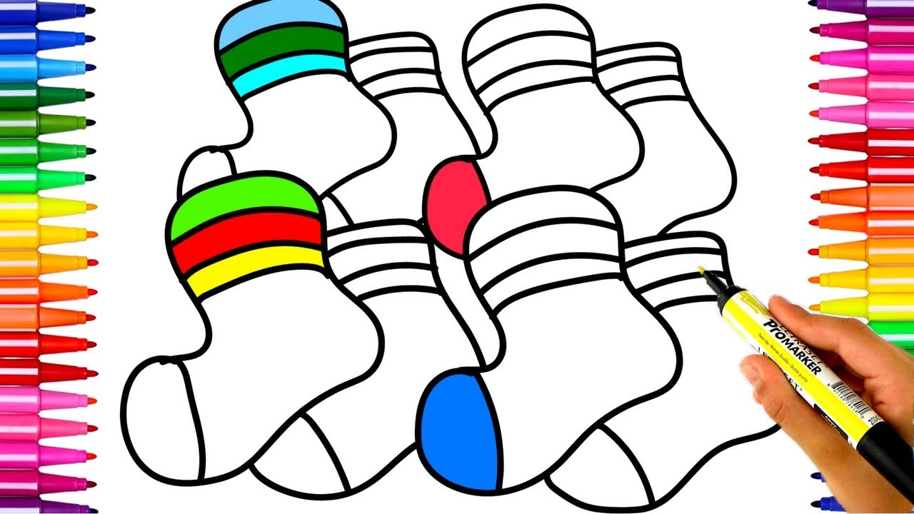 1280x720 How To Draw Socks