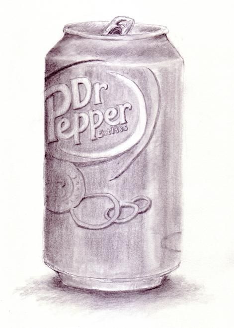 Soda Can Drawing at GetDrawings | Free download