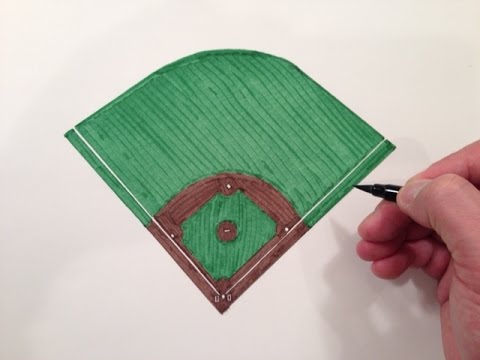 480x360 How To Draw A Baseball Field