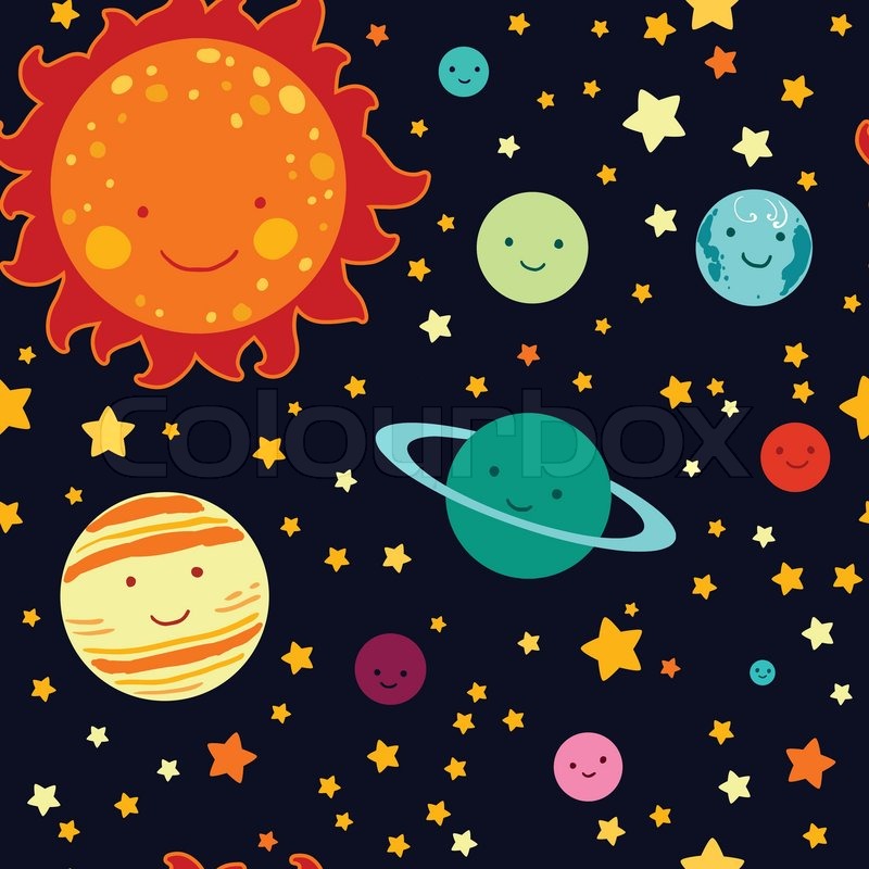 Solar System Cartoon Drawing at GetDrawings.com | Free for personal use
