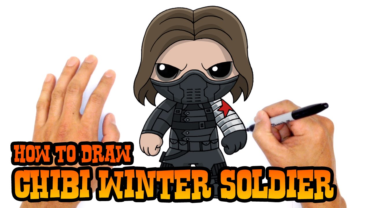 1280x720 How To Draw Winter Soldier The Avengers