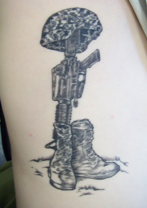 298x420 Fallen Soldier Battle Cross