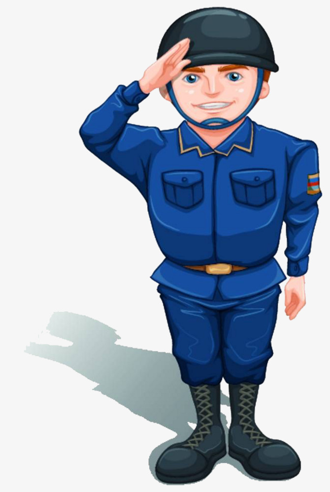 650x970 Saluting Soldiers, Cartoon Hand Drawing, Salute, Render Service