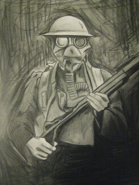480x640 Charcoal Drawings Of Ww1 Soldiers