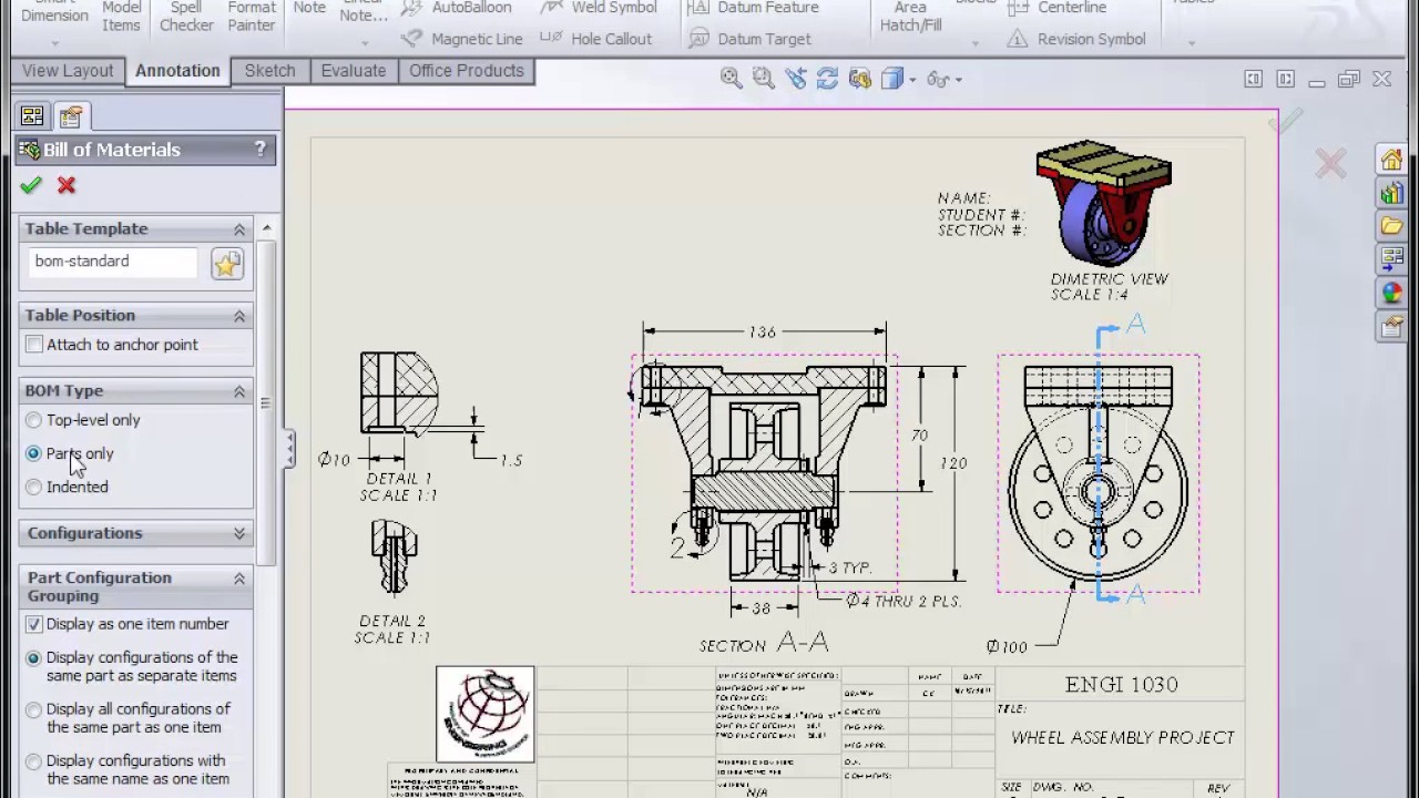 Solidworks Engineering Drawing At Getdrawings Free Download Images