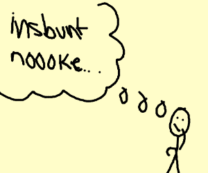 300x250 Someone Thinking Of Insbunt Noooke (Drawing By Kiwijackie)