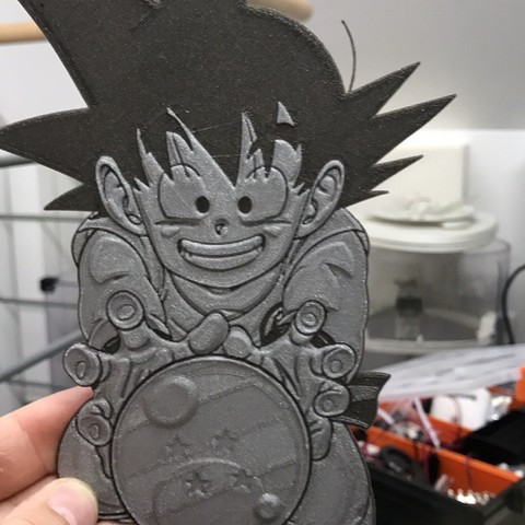 480x480 3d Printing 3d Drawing Son Goku (Dragon Ball) Cults