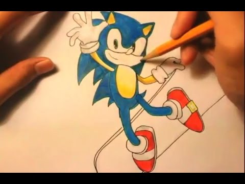 480x360 How To Draw Sonic The Hedgehogsonic Charactersstep By Step Easy