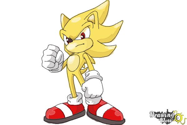 600x400 How To Draw Super Sonic