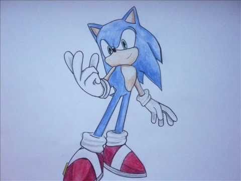 480x360 How To Draw Sonic The Hedgehog