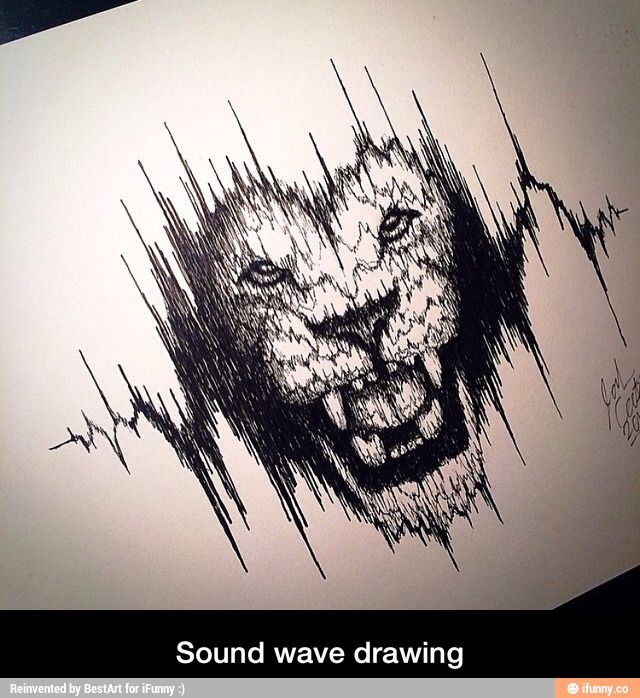 640x698 Found On Wave Drawing, Sound Waves And Tattoo