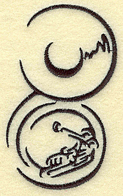 251x400 Sousaphone Embroidery Design Annthegran