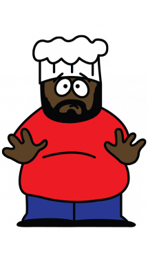 215x382 How To Draw Chef From South Park, Cartoons, Easy Step By Step
