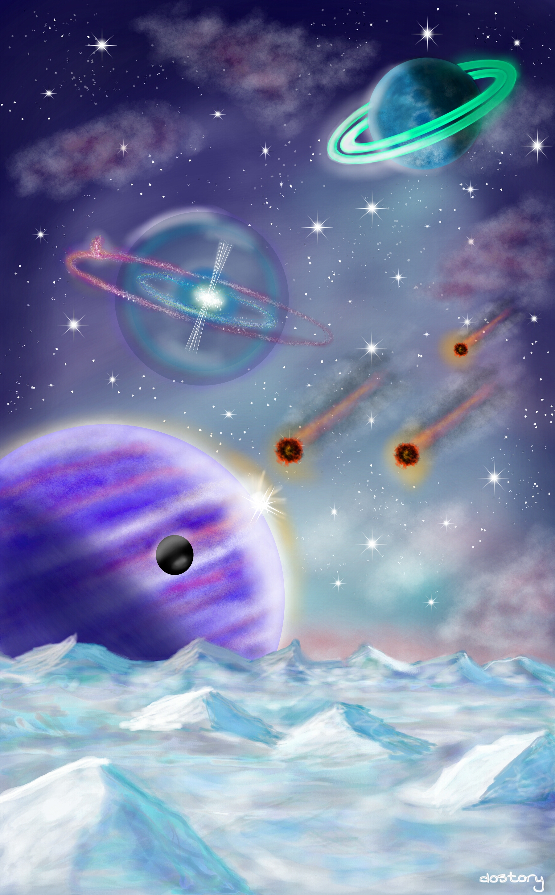 1800x2900 Dcouterspace Drawing Fantasy Space Outerspace More Inf