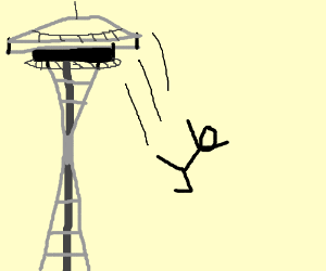 300x250 Suicide Off The Space Needle