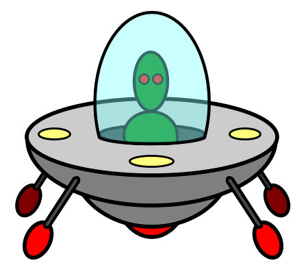 450x400 Drawing A Cartoon Spaceship