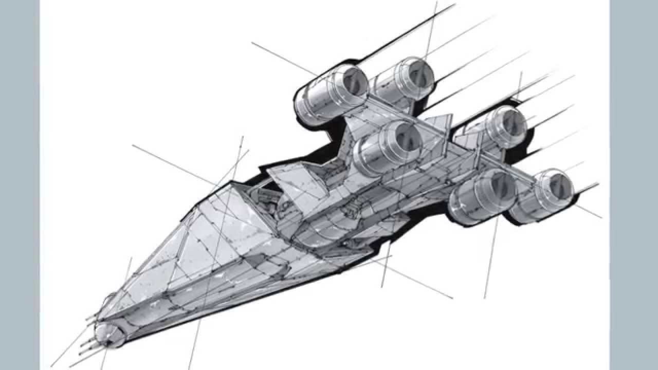 1280x720 How To Draw A Spaceship