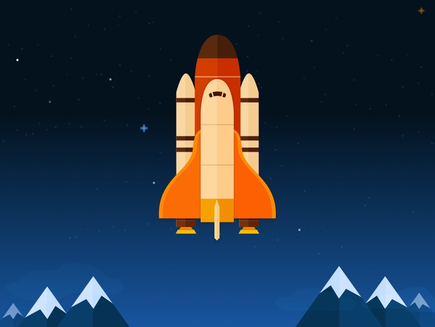 850x638 How To Create A Space Shuttle Scene In Sketch