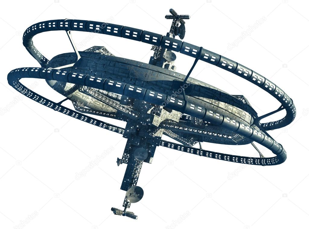 1024x760 Futuristic Space Station Stock Photo 3000ad