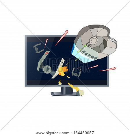 450x470 Realistic Tv Drawing Action Threed Vector Amp Photo Bigstock