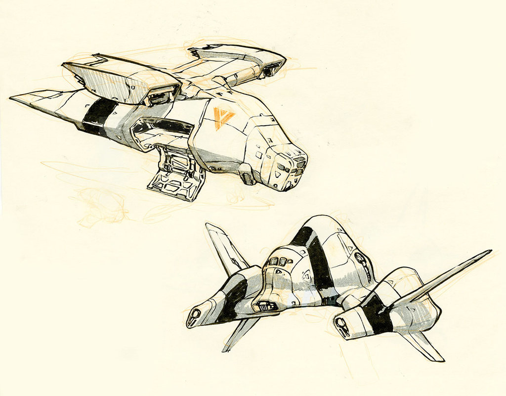 1024x801 Spaceships By On @ Sifi