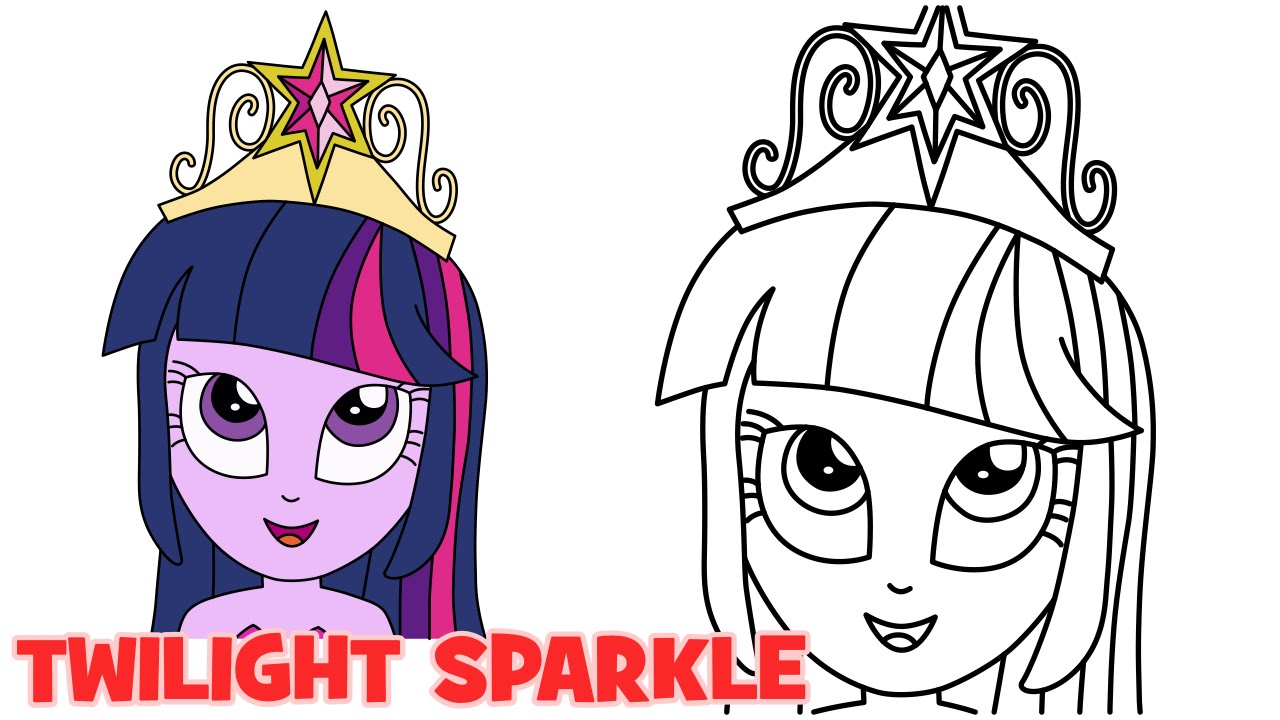 1280x720 How To Draw Twilight Sparkle As The Fall Formal Princess My Little