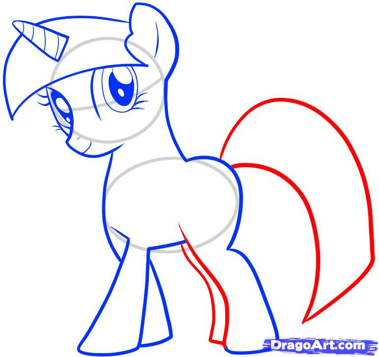 771x726 How To Draw Twilight Sparkle, My Little Pony, Twilight Sparkle
