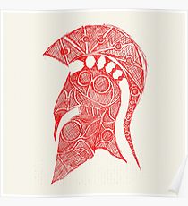 210x230 300 Spartan Drawing Posters Redbubble